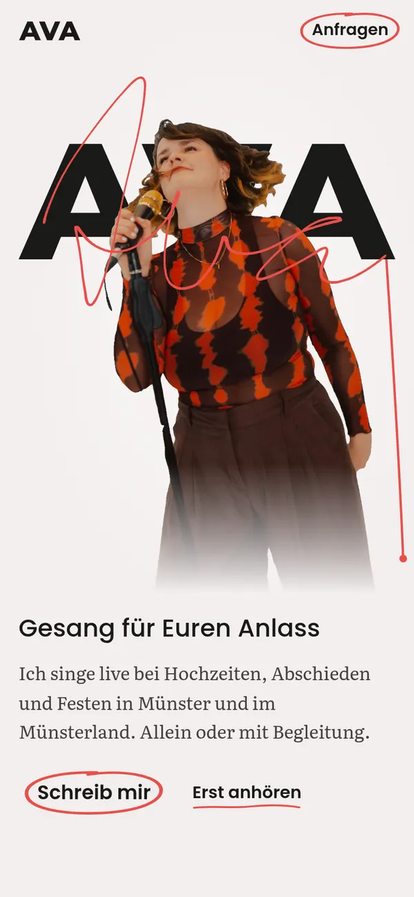 Handschrift am Handy